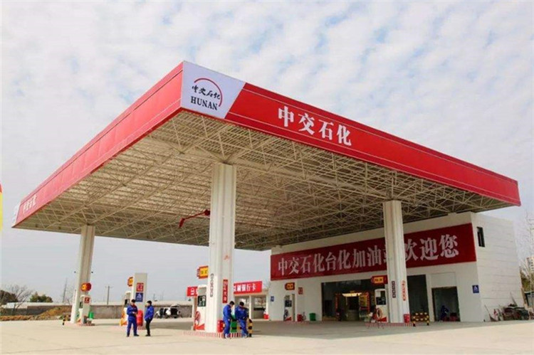 阿克苏加油站钢结构网架案例6